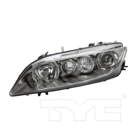 Left Headlamp assy composite w/o fog lamps; lens & body - MAZDA 6 2003-2005