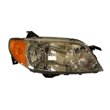 Right Headlamp assy composite 4dr sedan; w/aluminum bezel - MAZDA PROTEGE 2001-2003