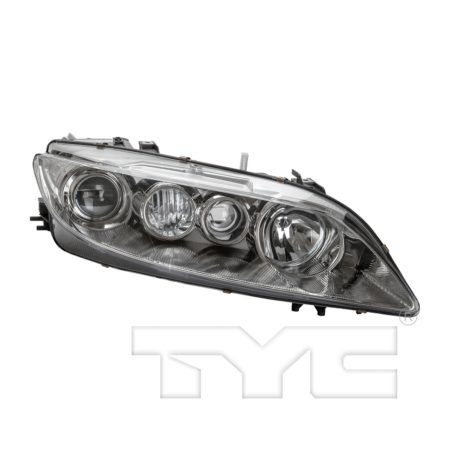 Right Headlamp assy composite w/o fog lamps; lens & body - MAZDA 6 2003-2005