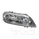 Right Headlamp assy composite w/fog lamps; Type 2; lens & body - MAZDA 6 2003-2005