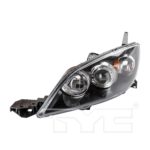 Left Headlamp lens/housing H/B; Halogen - MAZDA 3 2004-2009
