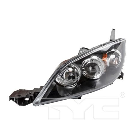 Left Headlamp lens/housing H/B; Halogen - MAZDA 3 2004-2009
