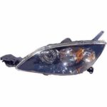 Left Headlamp lens/housing H/B; HID - MAZDA 3 2004-2005