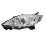 Left Headlamp lens/housing Halogen; w/Chrome Bezel - MAZDA 5 2008-2010