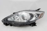 Left Headlamp lens/housing Halogen; w/Black Bezel - MAZDA 5 2008-2009