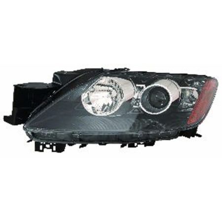 Left Headlamp lens/housing HID; Old Style - MAZDA CX-7 2007-2007
