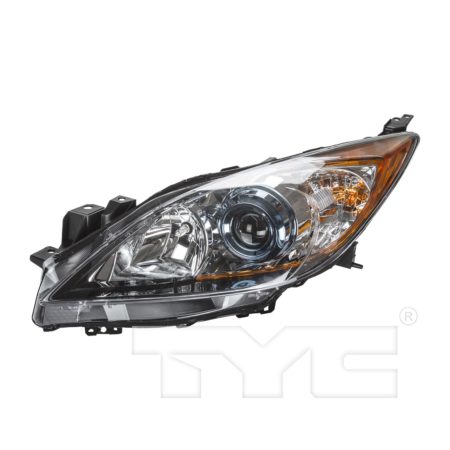 Left Headlamp lens/housing Halogen; 6 Speed Trans - MAZDA 3 2012-2013