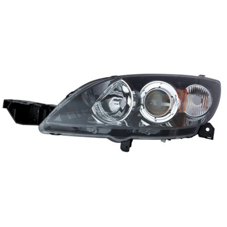 Left Headlamp lens/housing H/B; HID - MAZDA 3 2006-2009