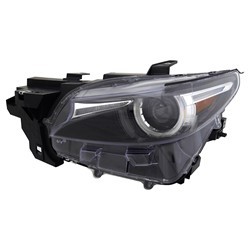 Left Headlamp lens/housing LED; w/Adaptive Headlamps - MAZDA CX-9 2016-2021