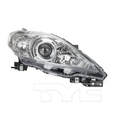 Right Headlamp lens/housing Halogen; w/Chrome Bezel - MAZDA 5 2008-2010