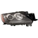 Right Headlamp lens/housing HID - MAZDA CX-7 2010-2011