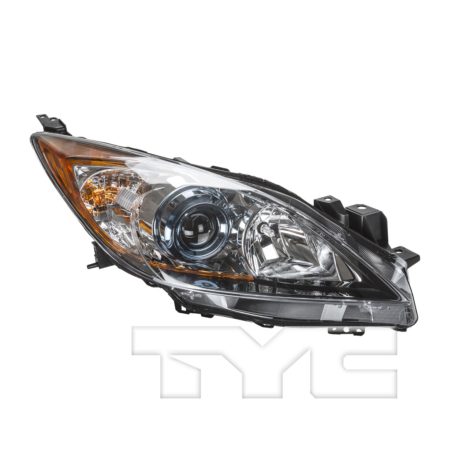 Right Headlamp lens/housing Halogen; 6 Speed Trans - MAZDA 3 2012-2013