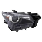 Right Headlamp lens/housing LED; w/Adaptive Headlamps - MAZDA CX-9 2016-2021