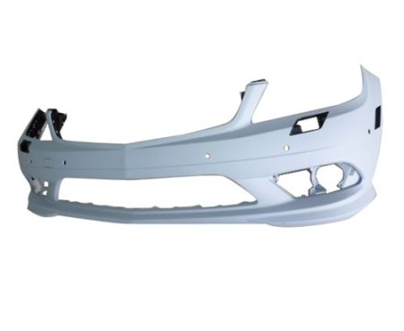 Front bumper cover W204; w/AMG Styling Pkg; w/H/Lamp Washers; w/Parktronic; prime - MERCEDES-BENZ C350 2008-2011