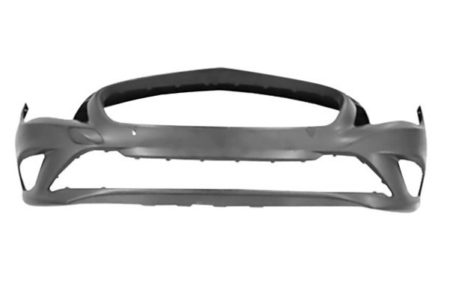 Front Bumper Cover C117; W/O Amg Styling; W/O Parktronic; W/O Active Park; W/O H/L Wshr; Primed - MERCEDES-BENZ CLA250 2014-2016