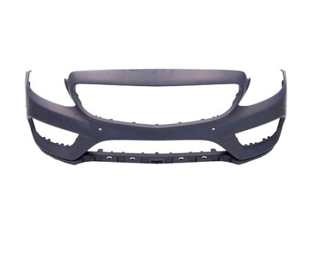 Front bumper cover W205; Sedan; w/AMG Styling Pkg; w/Surround View; w/Active Park; prime - MERCEDES-BENZ C400 2015-2015