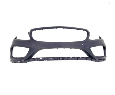 Front bumper cover W205; Sedan; w/Sport Pkg; w/o Surround View; w/Active Park; prime - MERCEDES-BENZ C400 2015-2015