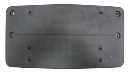 Front bumper license bracket W211; BLUTEC; prime - MERCEDES-BENZ E320 2007-2009