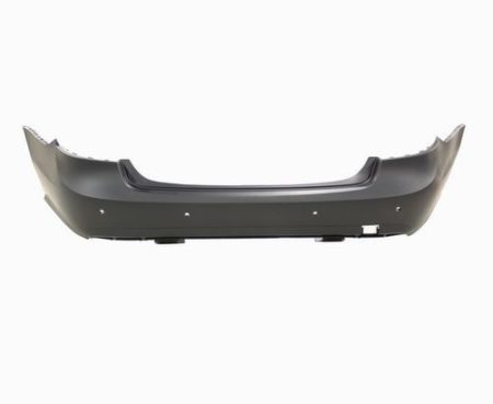 Rear bumper cover W212; Sedan; w/AMG Styling Pkg; w/Parktronic System; prime - MERCEDES-BENZ E350 2010-2013