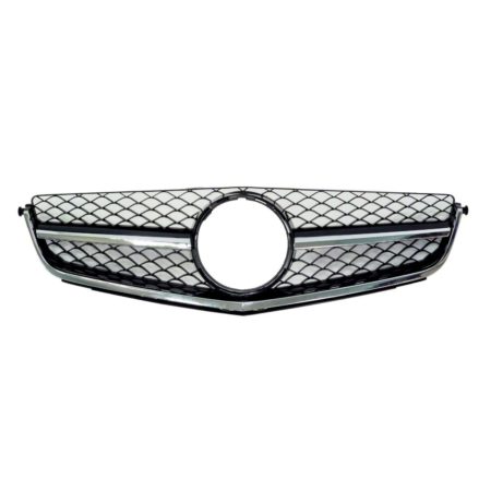 Grille assy W204; w/o Distronic Cruise Control; w/o Emblem - MERCEDES-BENZ C63 AMG 2012-2014