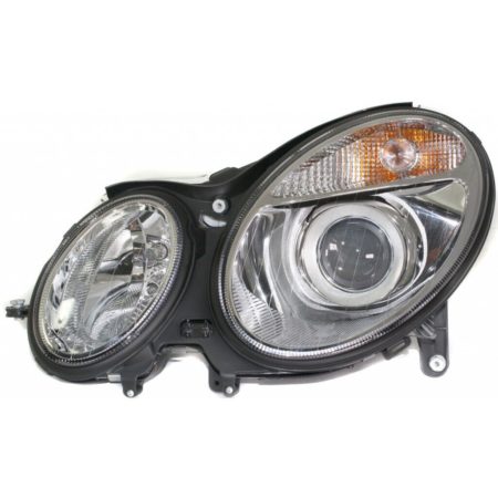 Left Headlamp assy composite 4dr sedan; halogen - MERCEDES-BENZ E320 2003-2006