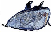 Left Headlamp assy composite Halogen; w/Sport Pkg - MERCEDES-BENZ ML430 2000-2001