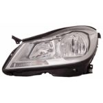 Left Headlamp assy composite W204; Sedan; w/o Cornering Lamps; Chrome - MERCEDES-BENZ C250 2012-2014