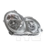 Right Headlamp assy composite 4dr sedan/wagon; w/halogen - MERCEDES-BENZ C320 2005-2005