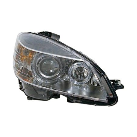 Right Headlamp Assy Composite W204; Bi-Xenon; w/o Curve Lighting