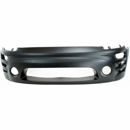 Front Bumper Cover From 2/02; W/O License Plate Cutout; Primed - MITSUBISHI ECLIPSE 2002-2005
