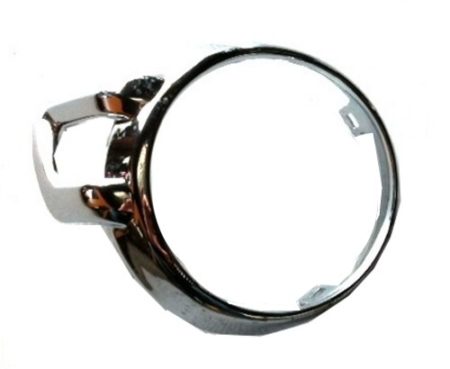 Left Front bumper insert Fog Lamp Bezel; Chrome - MITSUBISHI RVR 2011-2012