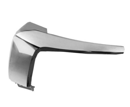 Left Front bumper molding Upper Garnish; Chrome - MITSUBISHI OUTLANDER 2016-2020