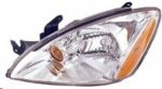 Left Headlamp assy composite except Evolution; 4dr wagon; w/o ABS; bright - MITSUBISHI LANCER 2004-2007