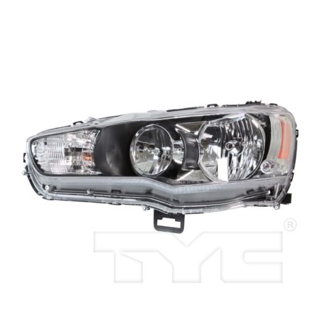 Left Headlamp assy composite EVOLUTION; Halogen - MITSUBISHI LANCER 2009-2015