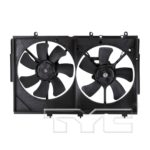 Radiator cooling fan assy Dual Fan Assembly; w/o Control Unit - MITSUBISHI OUTLANDER 2003-2006