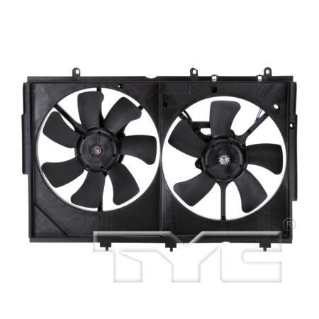 Radiator cooling fan assy Dual Fan Assembly; w/o Control Unit - MITSUBISHI OUTLANDER 2003-2006