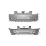 Front bumper cover XE; Type 1; black - paint to match - NISSAN FRONTIER 2001-2004