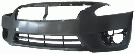 Front Bumper Cover Sedan; Primed CAPA