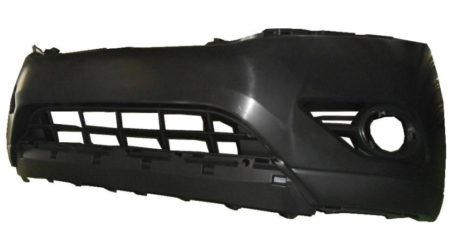 Front Bumper Cover W/Parking Sensors; W/O Trailer Tow Pkg; Smooth Upper; Textured Lower; Primed - NISSAN PATHFINDER 2013-2016