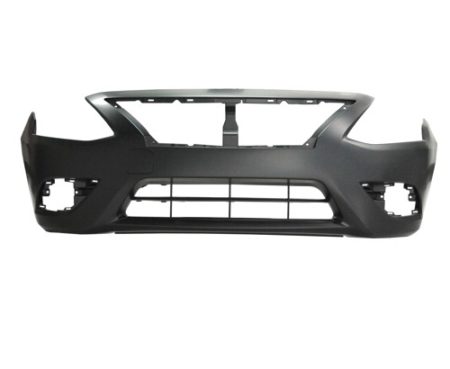 Front bumper cover Sedan; w/o Chrome Insert; prime - NISSAN VERSA 2015-2018