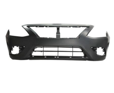 Front bumper cover Sedan; w/Chrome Insert; prime - NISSAN VERSA 2015-2018