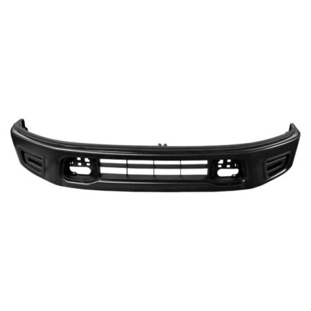 Front bumper face bar w/o Parking Sensors; Black - NISSAN TITAN 2017-2019