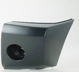 Left Front bumper extension outer LE|PRO-4X|SE; prime - NISSAN TITAN 2004-2007