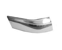 Right Front bumper extension outer w/o fender flare; bright; to 12/98 - NISSAN PATHFINDER 1996-1999