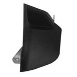 Right Front bumper insert Fog Lamp Opening Cover; w/o Fog Lamps; Matte Black - NISSAN QUEST 2011-2017