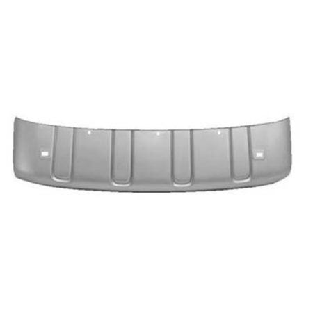 Front bumper guard XE; plastic; matte-silver - NISSAN XTERRA 2002-2004