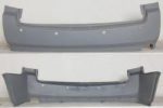 Rear bumper cover w/Rear Sonar Warning System; prime CAPA - NISSAN QUEST 2004-2009