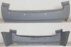 Rear bumper cover w/Rear Sonar Warning System; prime - NISSAN QUEST 2004-2009
