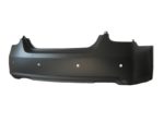 Rear bumper cover w/parking assist; prime - NISSAN MAXIMA 2007-2008