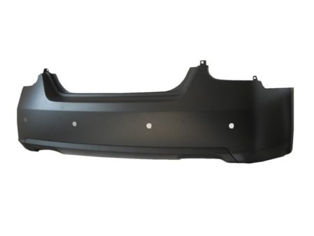 Rear bumper cover w/parking assist; prime - NISSAN MAXIMA 2007-2008